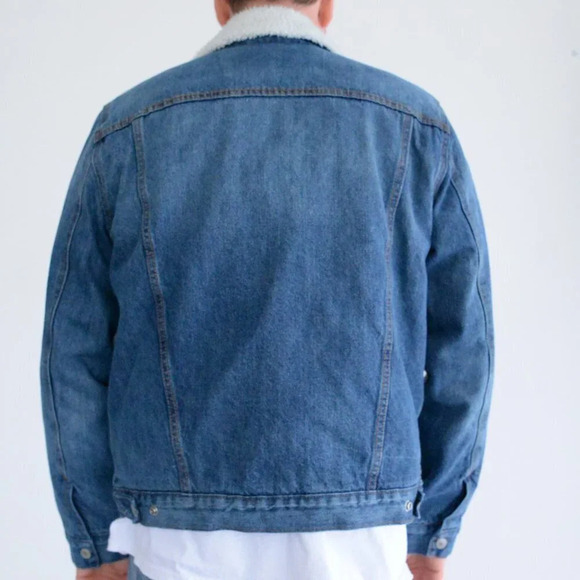 GAP  Denim Gap for Good Teddy Bear Jean Jacket - Medium - Picture 3 of 12